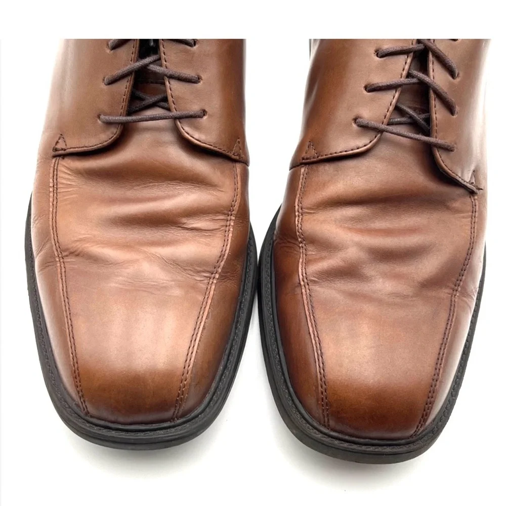 Nunn Bush Classic Brown Leather Oxford Dress Shoes 12